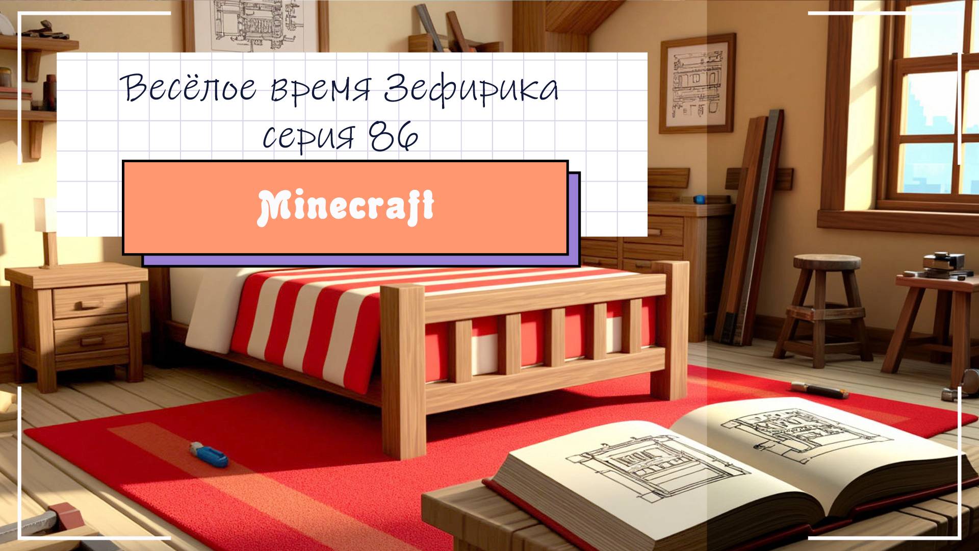 Веселое время Зефирика ⍝ʕ´•ᴥ•`ʔ⍝ серия 86 - Minecraft 🐻