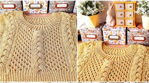 1. Жилет. Вязание. Жилетка. Схемы вязания. Вязаный, топ, безрукавка. Схемы крючком.mp4