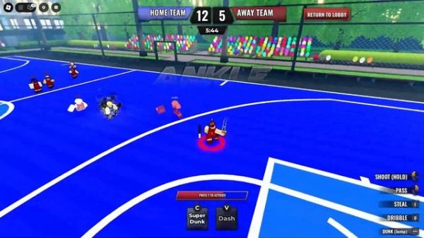 Самый высокий прыжок - Кагами в Basketball Zero🏀