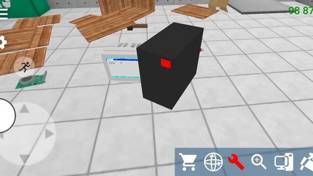 показал как установить винду в новой версии PC Simulator