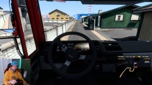 МАЗ 8х8 ЗАГЛОХ НА ПОДЪЕМЕ - Euro Truck Simulator 2 + РУЛЬ