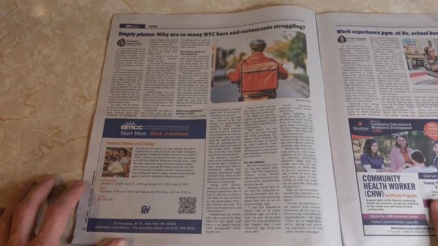 Читаем заголовки американской газеты Metro New York