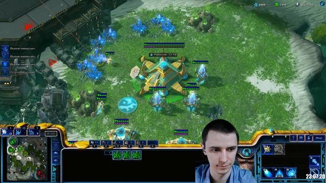 ДОБРО ДВЕ МИНУТЫ АФК! Starcraft 2 смотреть онлайн
