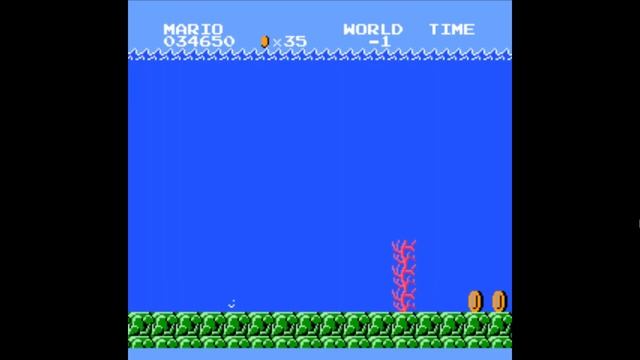 Минус первый мир в игре Super Mario Bros - часть 2 смотреть онлайн