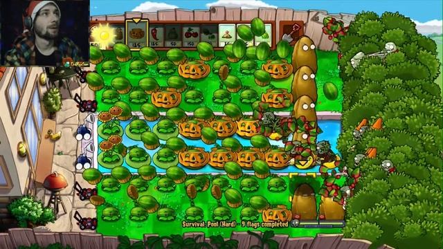 #19 Выживалка в бассейне  ■ Plants Vs. Zombies (Xbox 360)