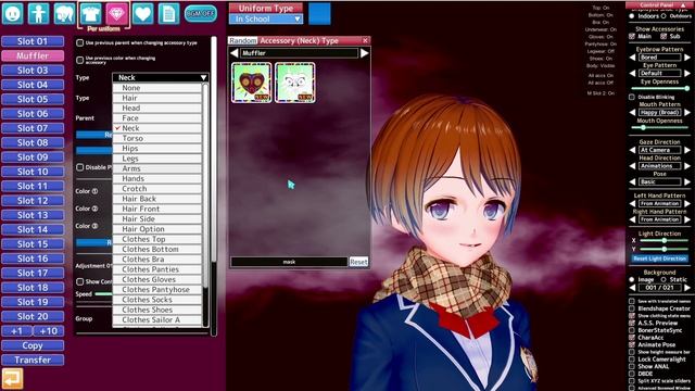 Гайд на редактор персонажей в Koikatsu