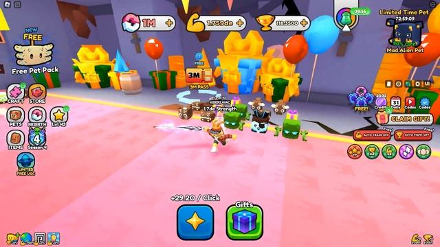 БОЖЕСТВЕННЫЙ КЛИНОК! УСИЛЕНИЕ ПРОКАЧКИ X2! СИМУЛЯТОР М? смотреть онлайн