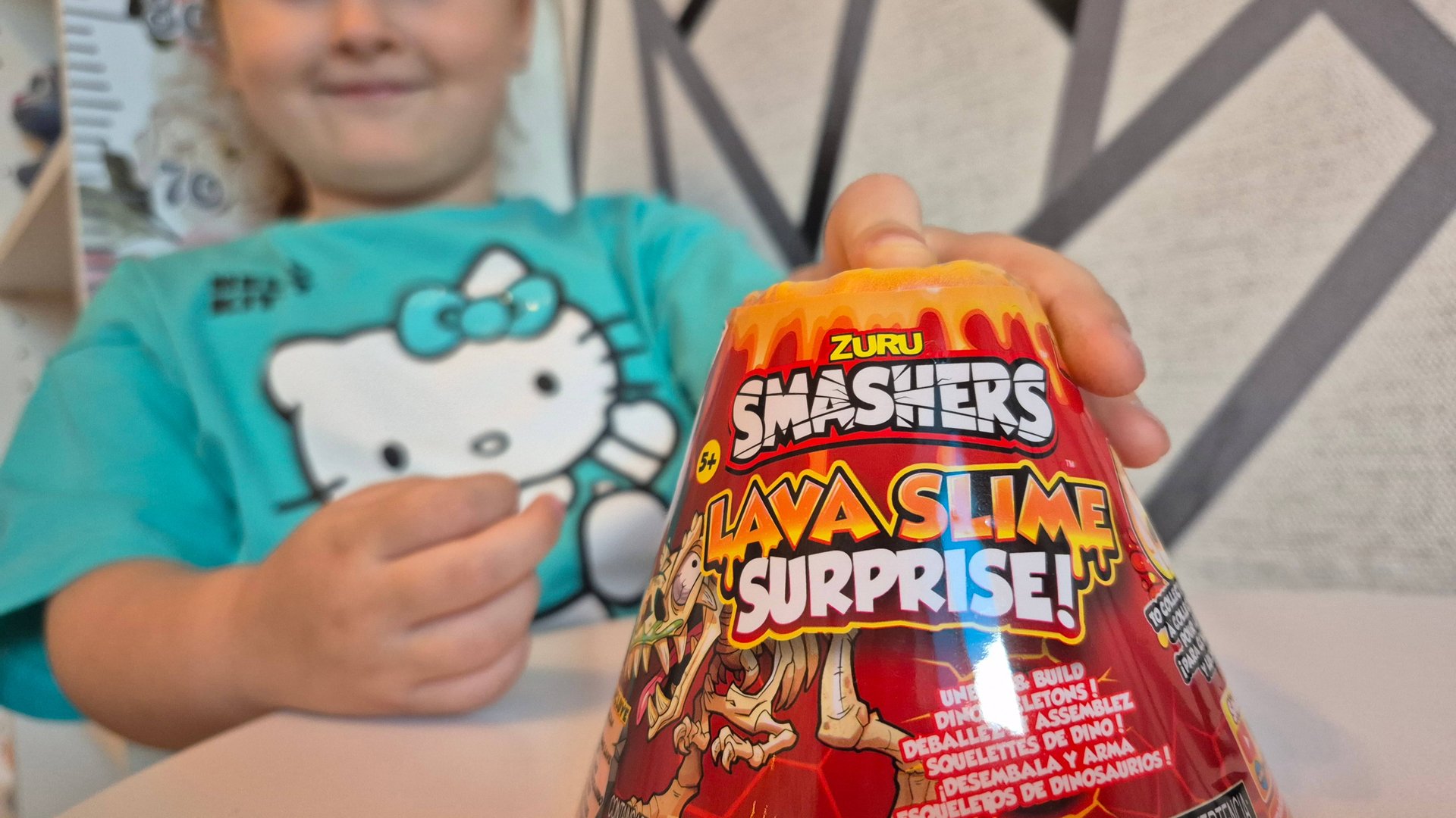 Слайм-лава🌋 Распаковка Smashers Volcano Lava Slime от Zuru. Скелет динозавра🦖