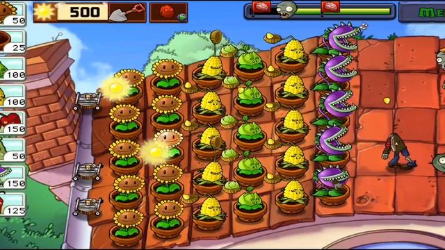 растения против зомби но некоторые звуки поменялись |1 смотреть онлайн