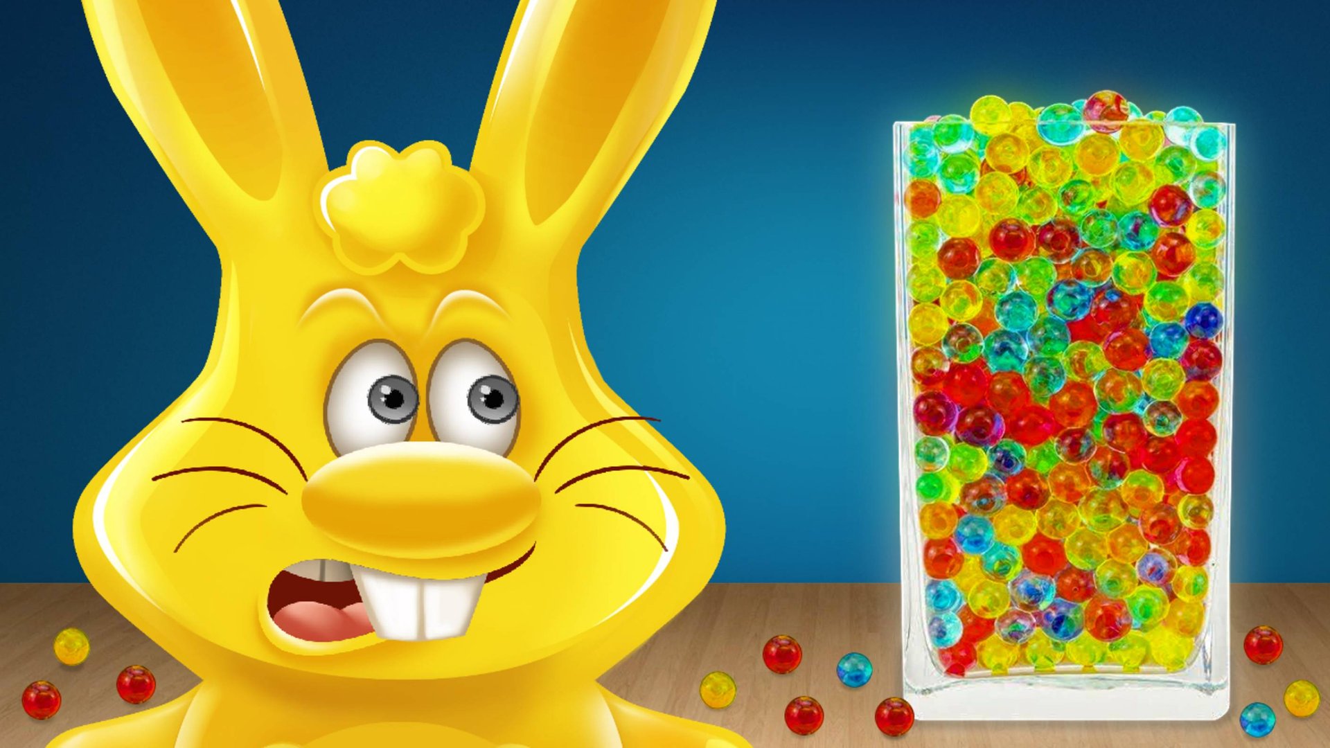 ОРБИЗ (ГИДРОГЕЛЬ) И ЖЕЛЕЙНЫЙ ЗАЯЦ ХАРИТОН ТАЙМЛАПС Timelapse