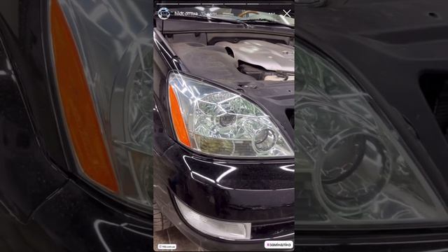 Lexus GX470 замена линз на Bi LED