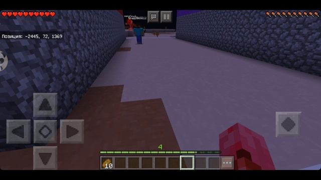 Играю в Minecraft Bedrock Edition 1.8.0 на своем сервере Sparta_mcpe смотреть онлайн