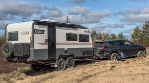 [Автодом и дом на колесах] Караван для любых дорог KARSO KS 54 в большом обзоре