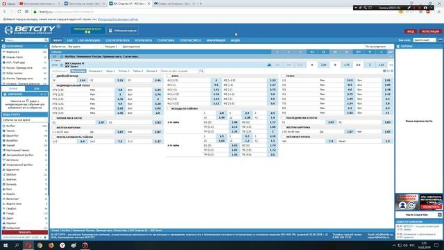 Спартак - Зенит. Прогноз. РОССИЯ:  Премьер-лига.