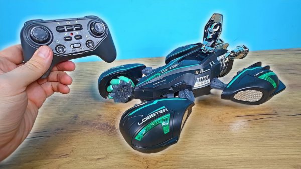 Трюковый автомобиль Lobster! У меня закружилась голова!