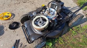 Champion LM 5346 E налетел на пень 2/2