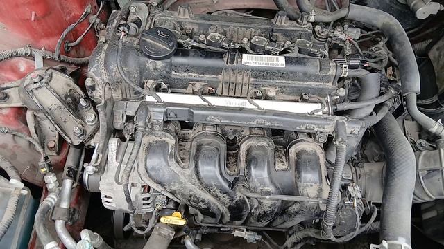 Стук в моторе G4FG , разбило посадочные места в поршнях , стучат два пальца . смотреть онлайн