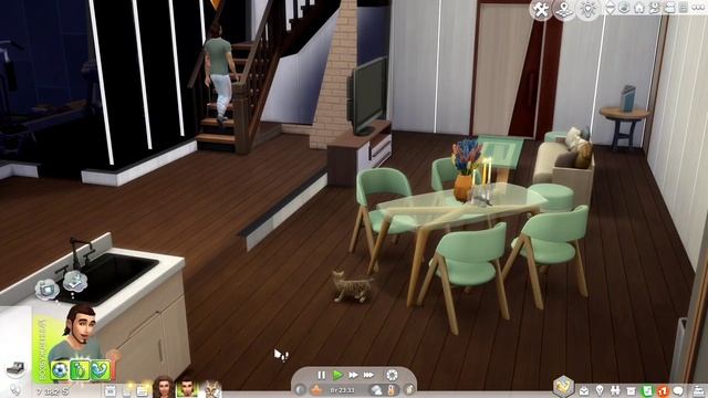 Забираем мужика от друзей и ведем под алтарь. The Sims 4. Not