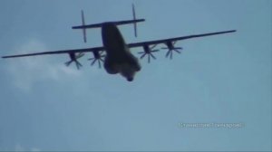 Красивый звук АН-22 RA-09341 и ТУ-95 03.05.2014