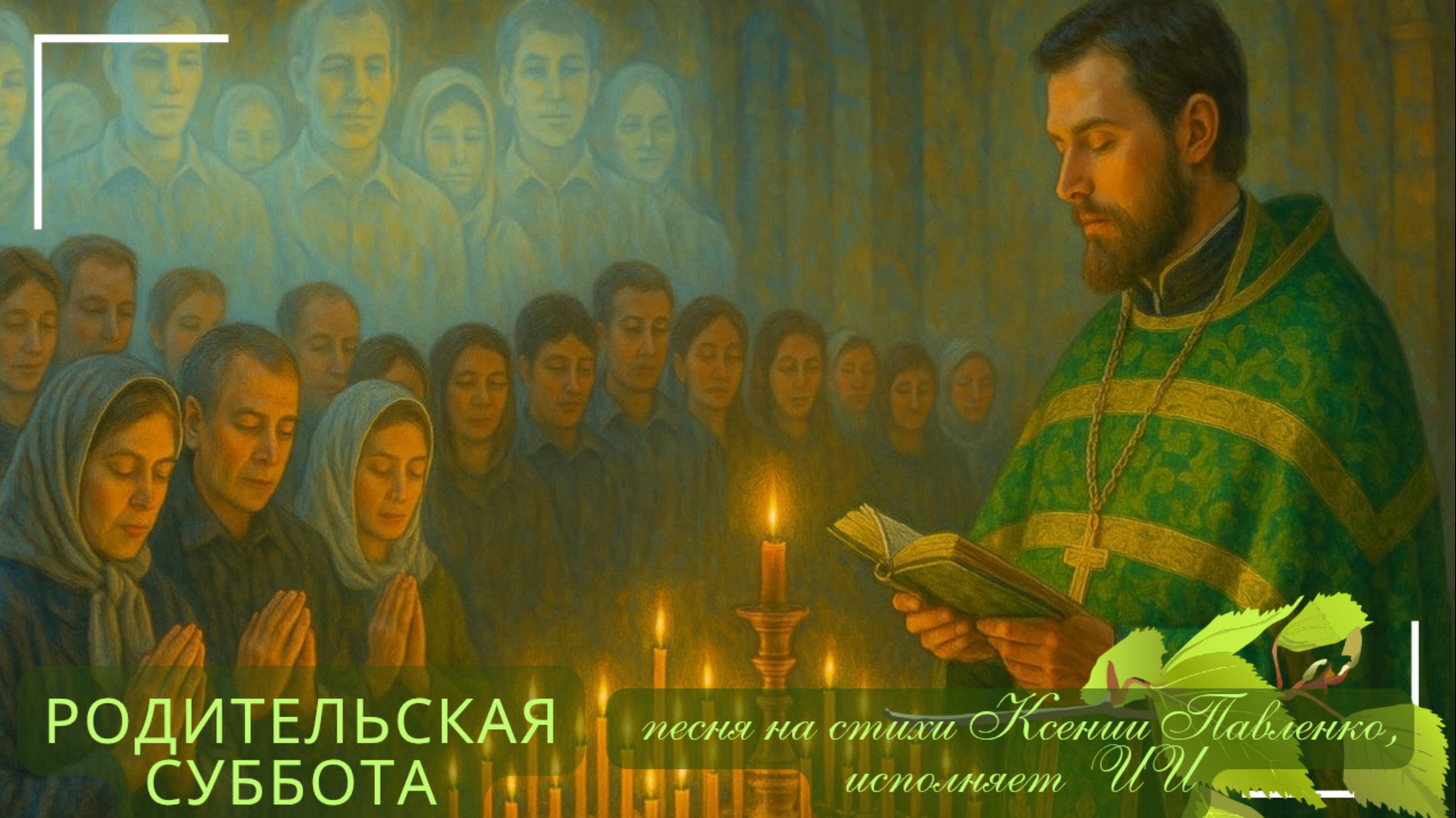 "Родительская суббота " песня на стихи Ксении Павленко смотреть онлайн