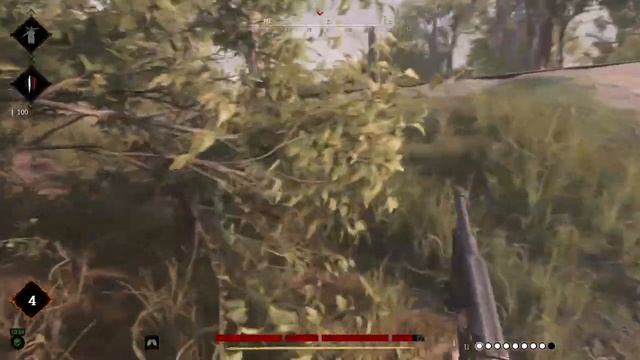 HUNT: SHOWDOWN / PS4 (1vs3) хотел убежать от файта с тройкой, но он?