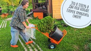 Распаковка и испытания тележки для перевозки тяжестей. Ссылка на такую же тележку в описании