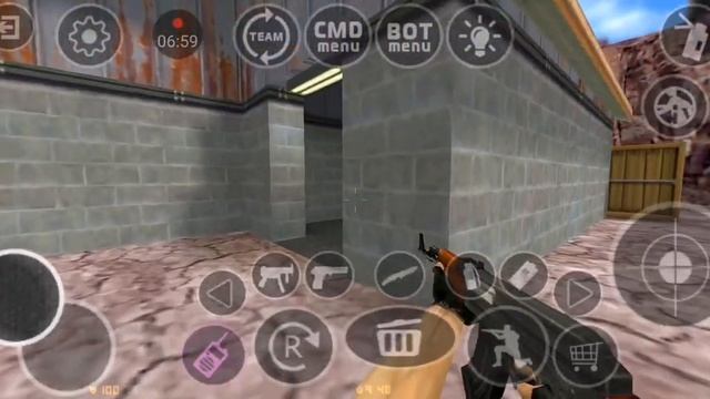играю в CS16Client в новом движке Xash3D на андроид