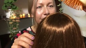 АСМР Причёска, нежно расчешу волосы.Ролевая игра. Шёпо