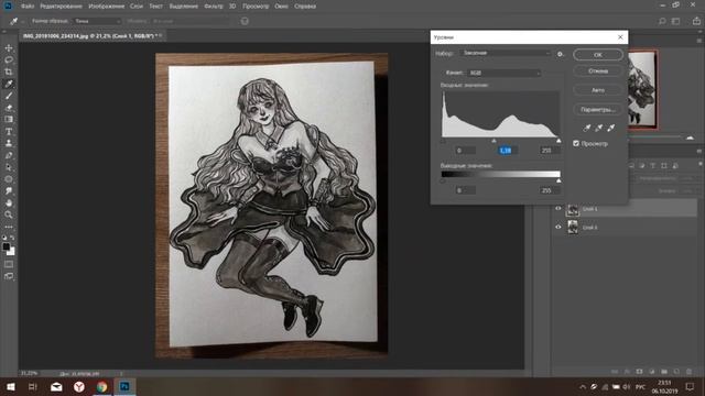 Рисование Мегурине Луки ❤ Как редактирую рисунки