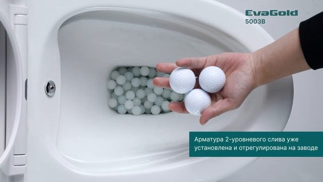 Обзор унитаза-моноблока 5003B EvaGold смотреть онлайн