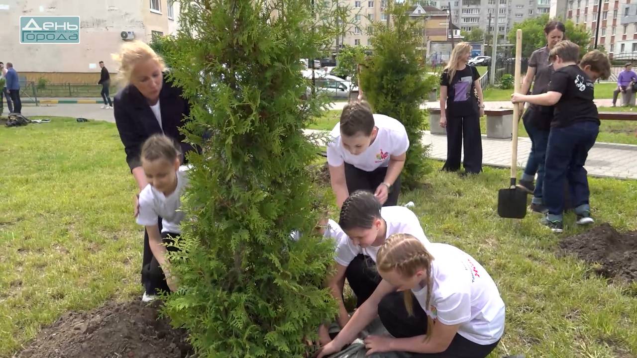 Посадка Аллеи поколений к 90-летию Ленинском районе смотреть онлайн