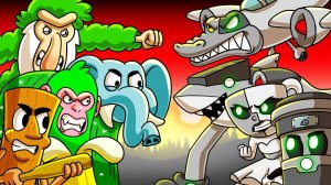 Эпичная битва Тунг Тунг Сахур и Бомбардиро Крокодило Анимация Итальянский брейнрот Мультик