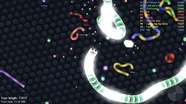СЛИЗАРИО [БОТЫ] 25000+ | SLITHER.IO [BOTS] #6 смотреть онлайн