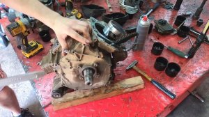 Разбор двигателя и коробки BRP outlander G2 (500, 600, 800, 1000)CC