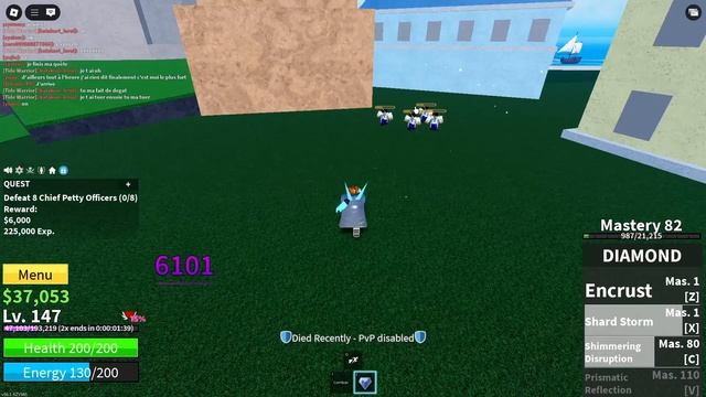 Играем в Блокс Фрукт в Роблоксе проходим 1 море #3 смотреть онлайн