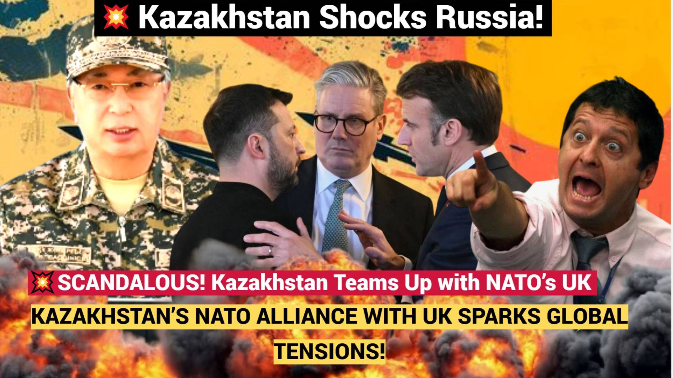 Russia On Alert! SHOCKING! Kazakhstan Joins Forces With NATO’s UK In Secret Military Deal!
