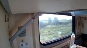 Стук колес поезда. Атмосфера путешествия и плацкартно