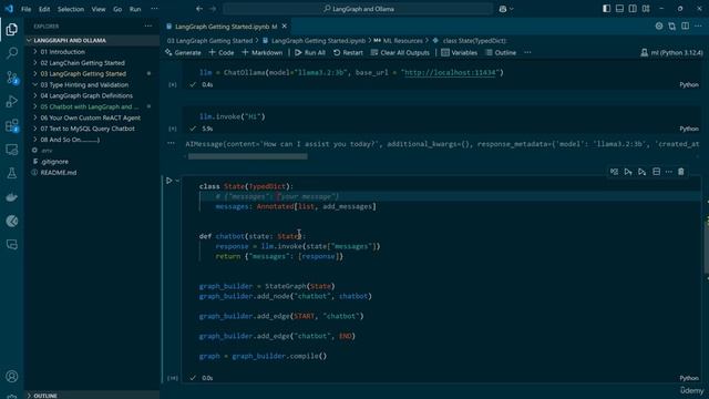 9 -Your First Chatbot with LangGraph and Ollama Part 3 смотреть онлайн