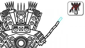 КАК НАРИСОВАТЬ НОВЫЙ ПРОКЛЯТЫЙ ТИТАН СПИКЕРМЕН из Ски