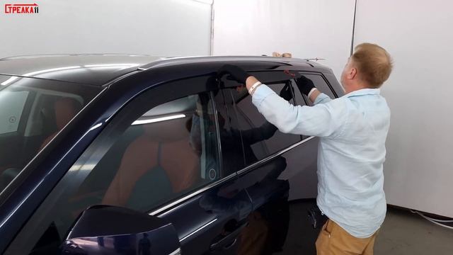 Дефлекторы (ветровики) окон 2D - TOYOTA GRAND HIGHLANDER C 2023г.в. - Stre