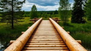 Мост через канаву.