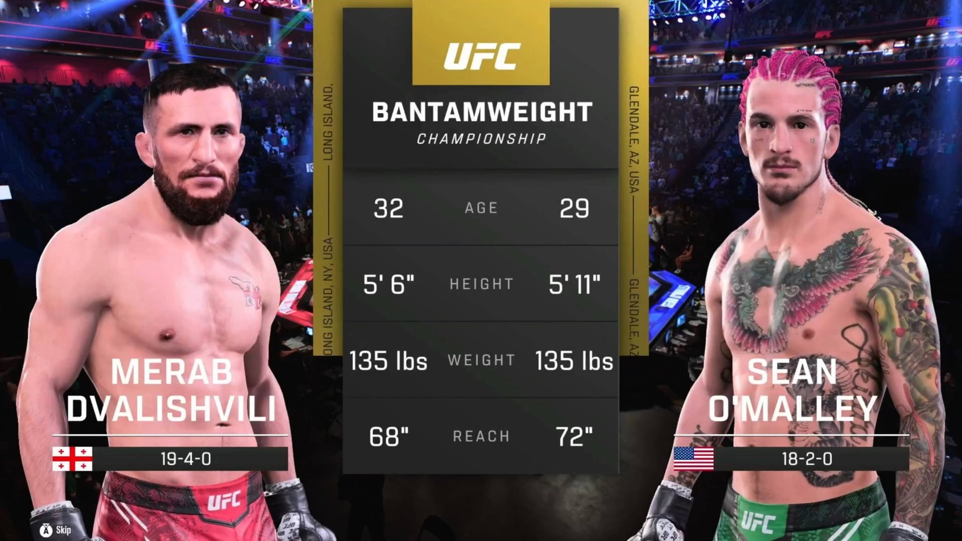 Мераб Двалишвили VS Шон О'Мэлли 2 смотреть онлайн