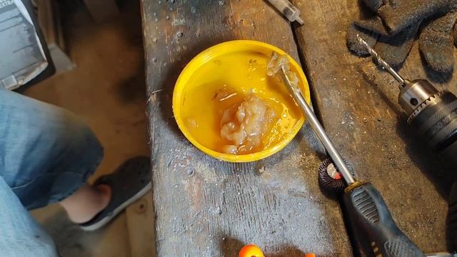 ЛАЙФ хак для триммера (заправка редуктора) проверка. смотреть онлайн