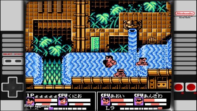 Nekketsu Kakutou Densetsu 1992 Игра Денди(Famicom) Прохождение игры.