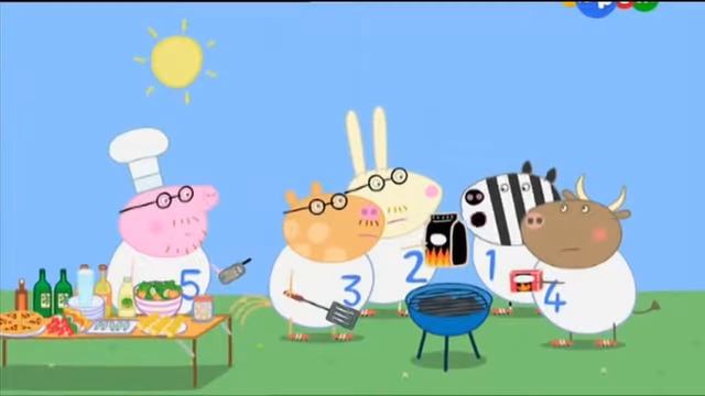 Пожар у Папы Свина Свинка пеппа