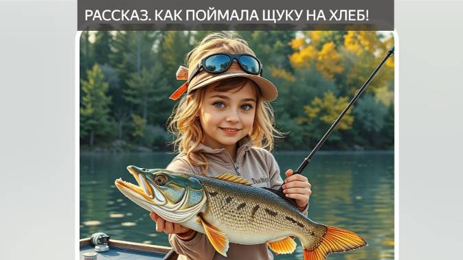 ПРО РЫБАЛКУ. КАК ПОЙМАЛА ЩУКУ НА ХЛЕБ! Рассказ. Аудиокнига смотреть онлайн