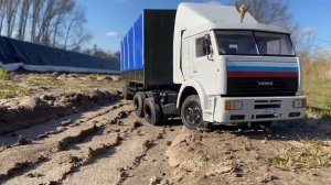 Дальнобойщики Камаз 54115 kamaz 54115 1:16 wpl chassis