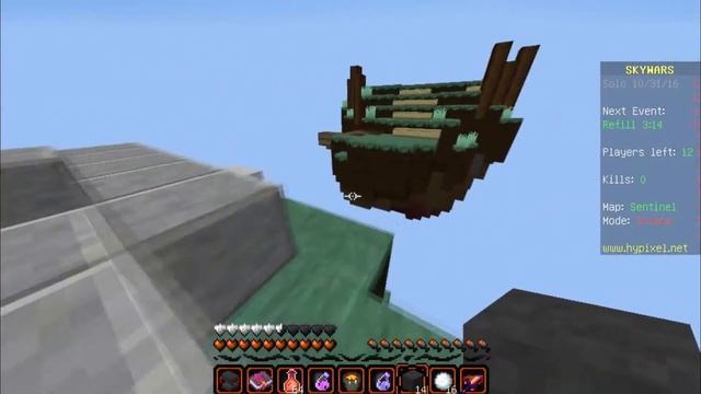 ХЭЛЛОУИНСКИЙ РП! КРИСТАЛИКС?!--SkyWars на Hypixel смотреть онлайн