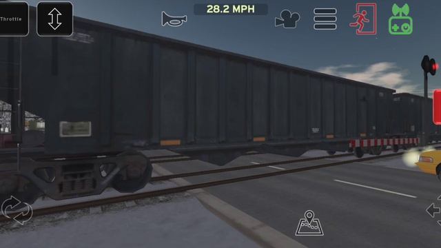 Грузовой поезд в Train And Rail Yard Simulator