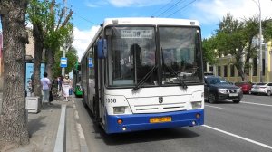 Автобус НефАЗ-5299-20-32 борт. №1056 маршрут №59 на остановке "Архитектурная академия"